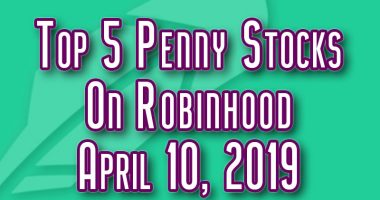 top penny stocks robinhood april 10