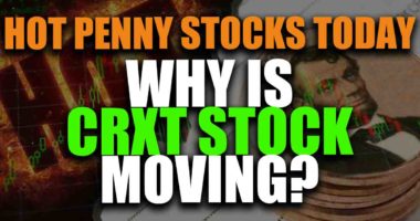 hot penny stocks today CRXT stock