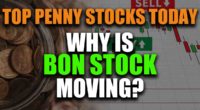 why BON stock is moving today